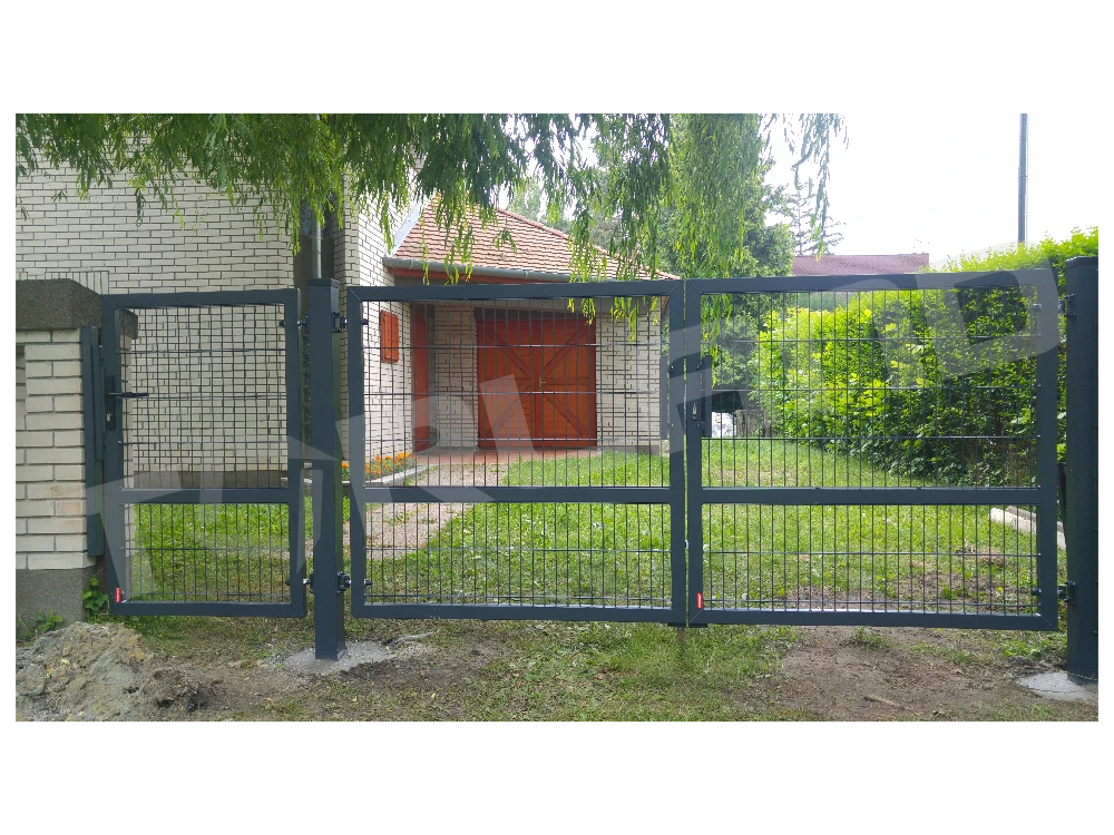 2D típusú személyi bejárók, kétszárnyú kapuk és úszókapuk