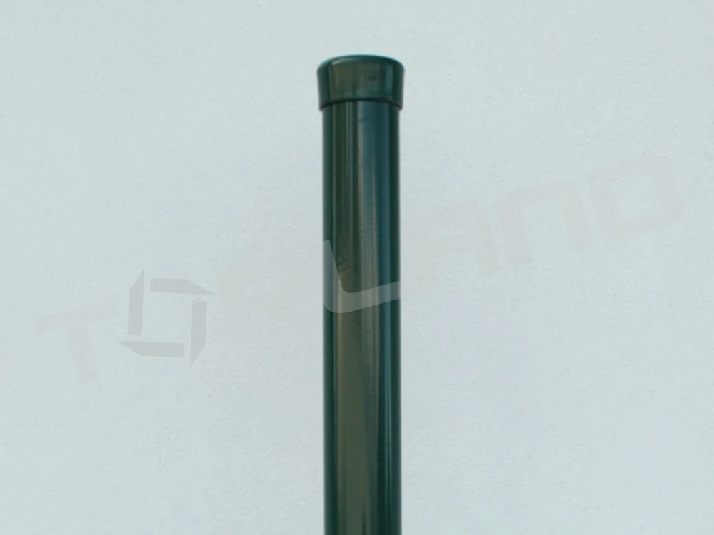 PVC bevonatos zöld 48 mm átmérőjű csőprofil oszlop