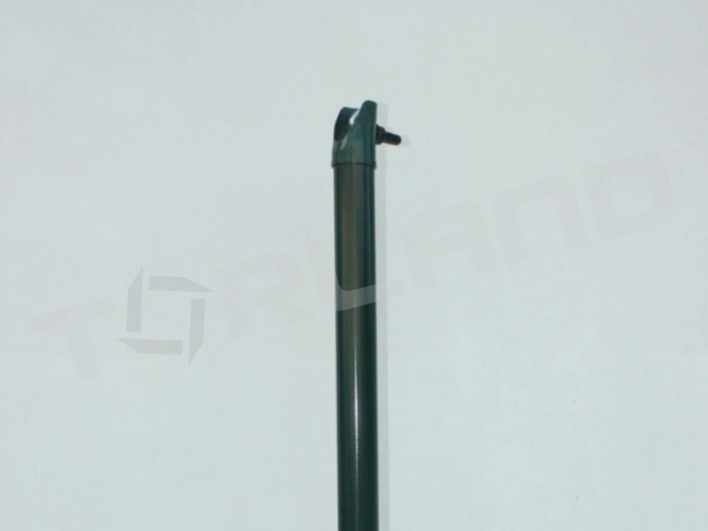 PVC bevonatos zöld 38 mm átmérőjű csőprofil támaszoszlop